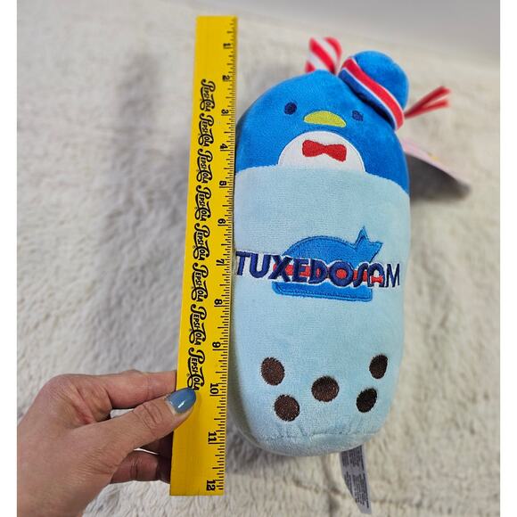 Hello Kitty Plush Bubble 11inch NWT Boba Tea Texedo Sam StuffedAnimal Fiesta - Picture 3 of 11
